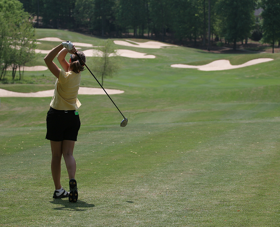 Lady golf swing in stockbridge - cheap car insurance in Georgia.