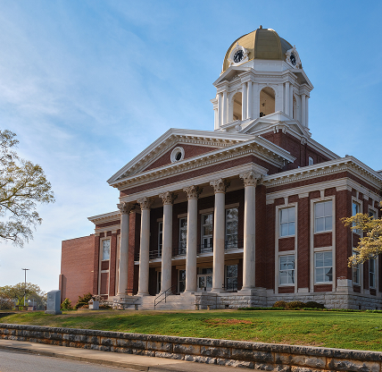 Bartow County Courthouse in downtown Cartersville, Georgia.
